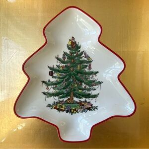 Spode Candy Dish-Christmas Tree pattern